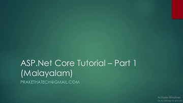 ASP.NET Core Part 1 |Introduction| Malayalam