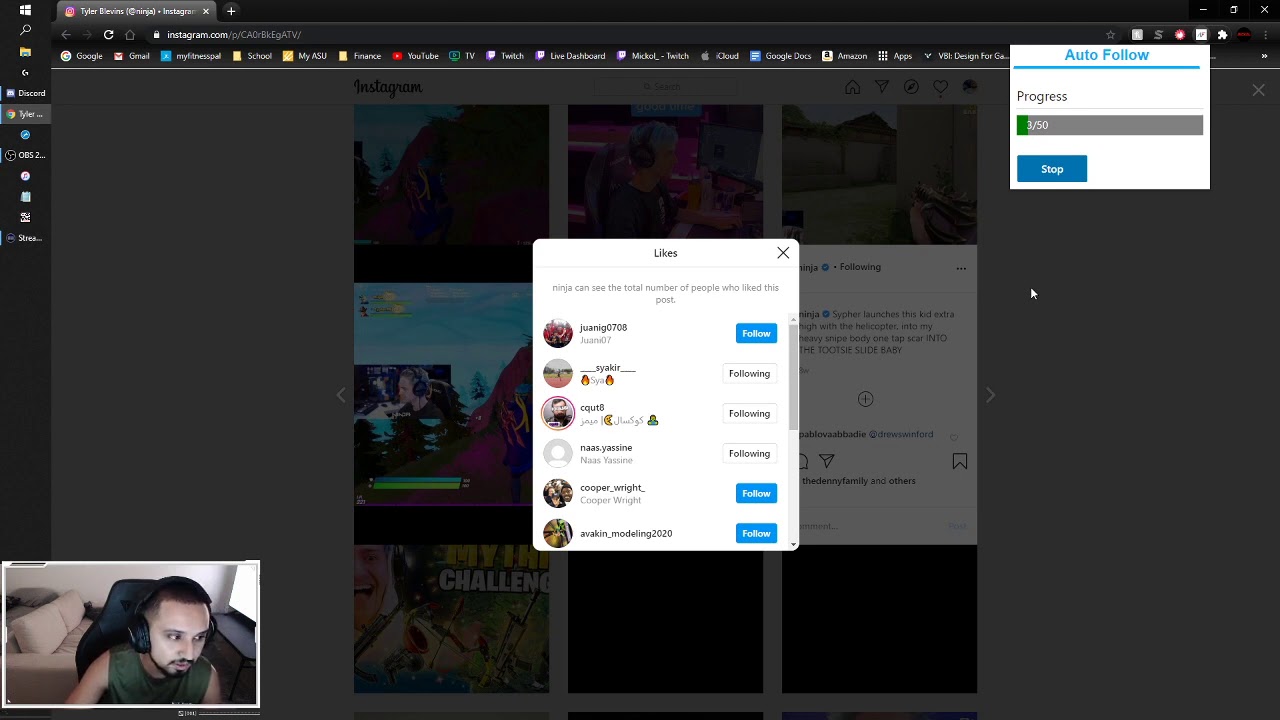 HOW TO MASS FOLLOW ON INSTAGRAM YouTube
