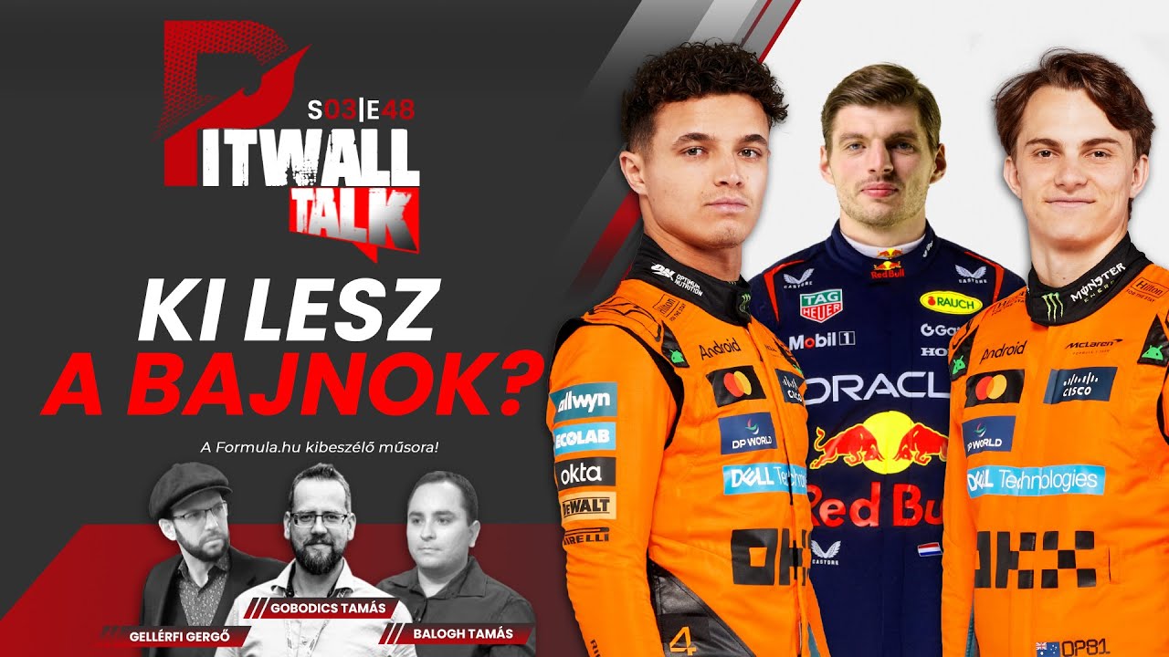 Pitwall Talk: Ki lesz az F1 idei világbajnoka? (S03E48)