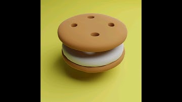 cookies n cream #3danimation #blender3d