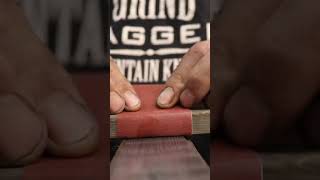 The process of making a Hand Forged Damascus knife