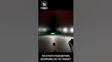 #unrealengine5  #metasounds  - Hit Targets Morph FM Synth Weapon Parameters