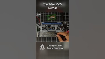 🎹 DIY Stylophone Inspired Synth - TouchTone555 #electronics