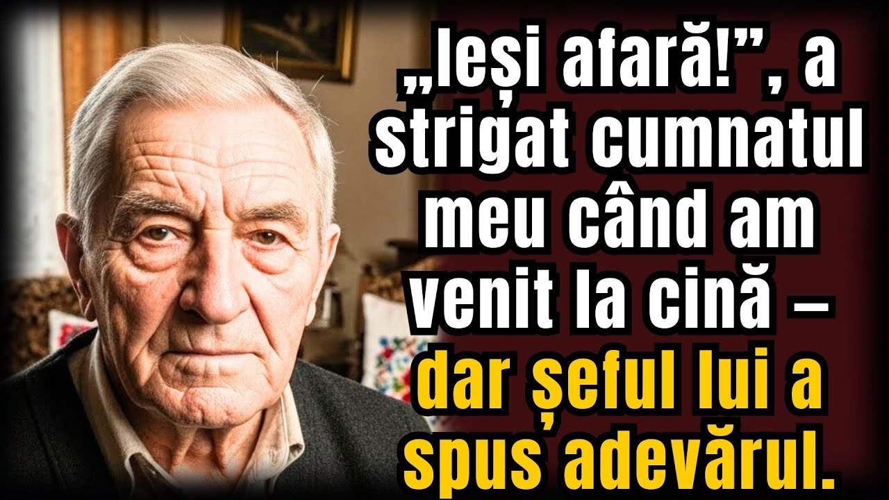 „Ieși afară!”, a strigat cumnatul meu când am venit la cină — dar șeful lui a spus adevărul