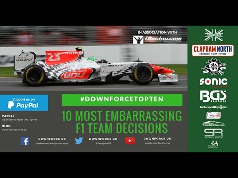 10 Most Embarrassing F1 Team Decisions – Epic Fails In Formula One