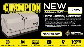 Meet the New 22kW Champion Generator: Powering the Future