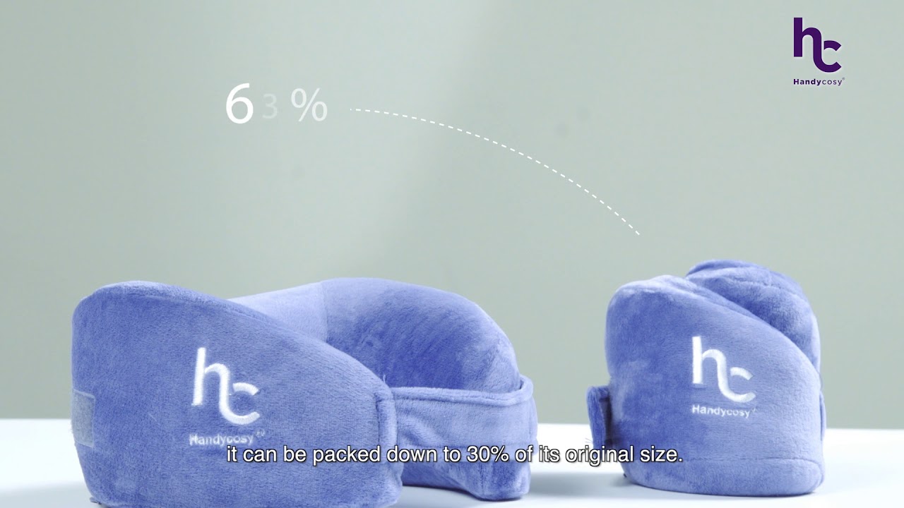 Handycosy Travel Pillow Successfully funded on Kickstarter YouTube