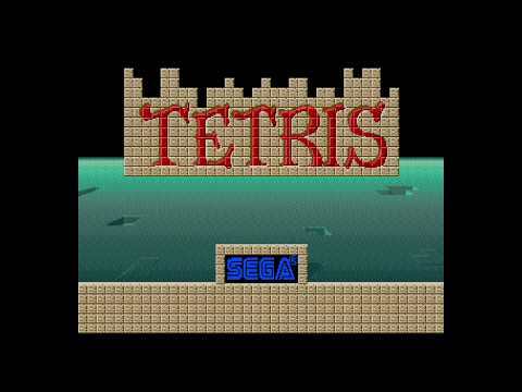 Arcade Tetris Sega System 16A Gameplay 