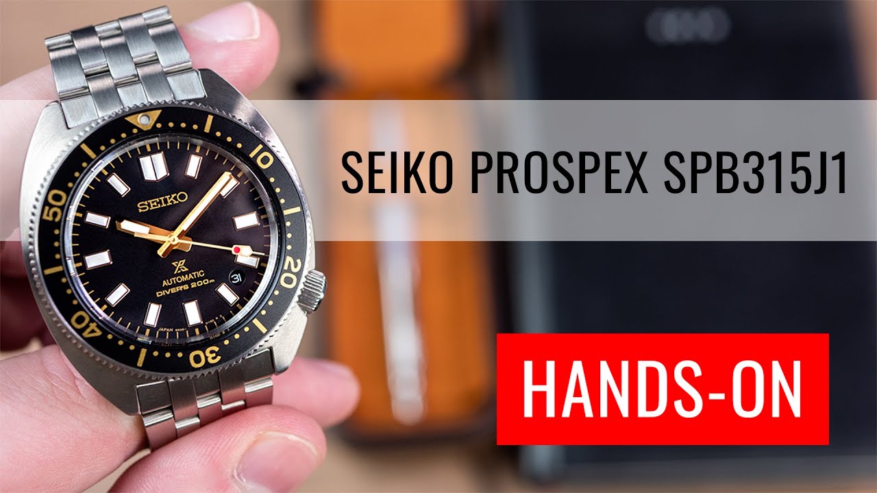HANDS-ON: Seiko Prospex Sea Automatic Diver's SPB315J1 - YouTube