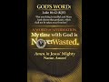 #TimeWithGodIsNeverWasted