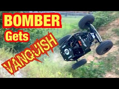 Bomber Vanquish Rear Axle install and BASH!!!