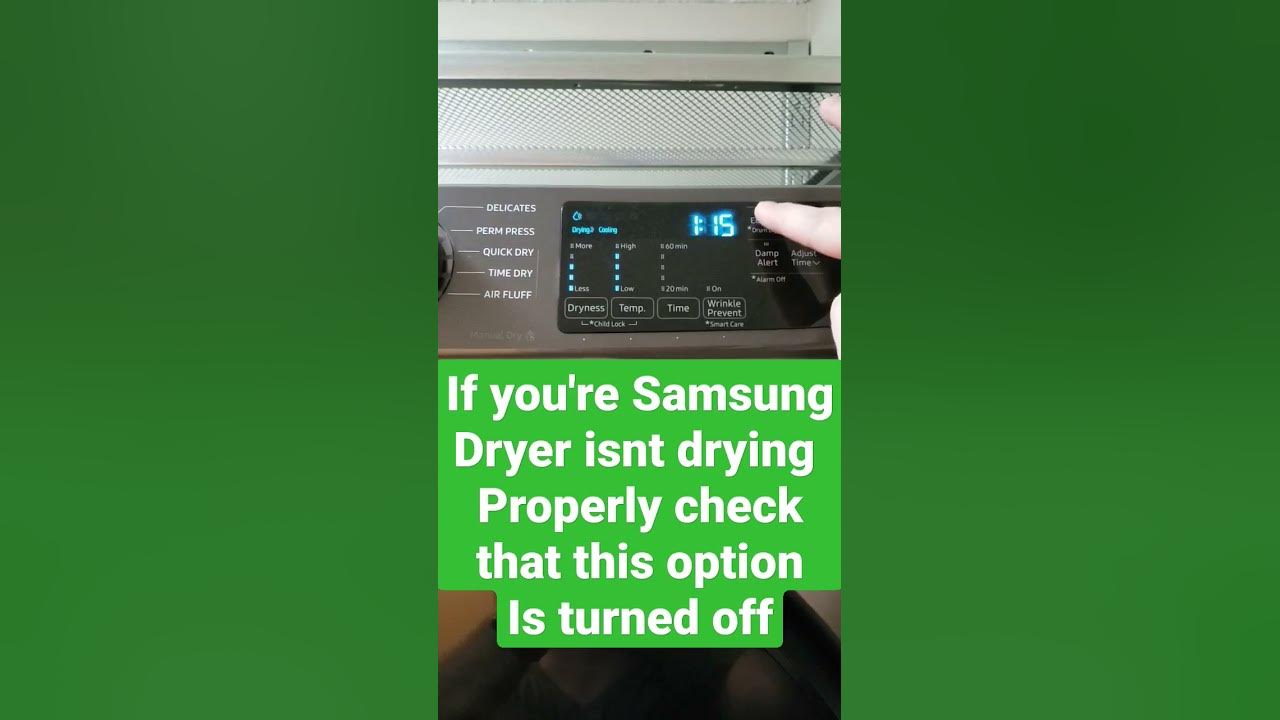 Samsung Dryer Not Drying? This May Be Why… - Dave Smith Appliance Services