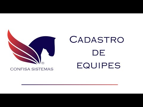 Cadastro de equipes