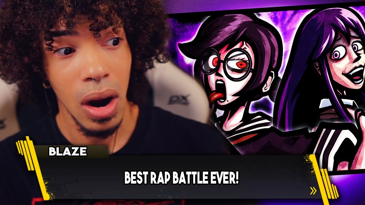 REACTING TO YURI VS. TOKO FUKAWA RAP BATTLE! [DANGANRONPA VS DOKI DOKI LITERATURE CLUB]