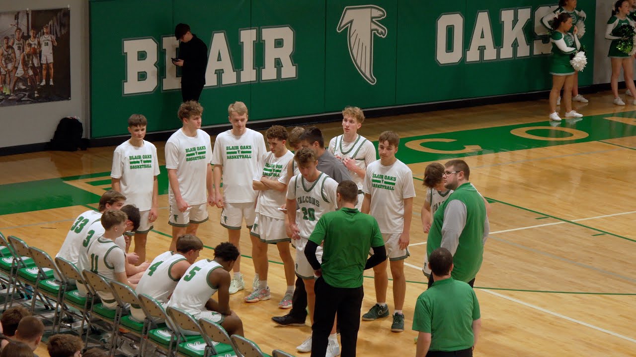 Blair Oaks Falcons Basketball 2026 vs Hallsville Indians