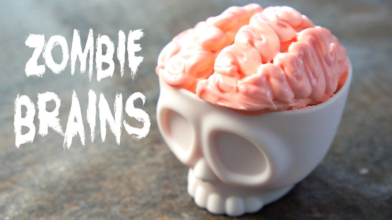 Zombie Brains Cupcakes -- Halloween Treats | emmymade