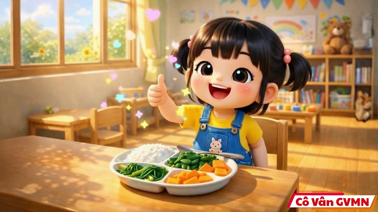 Bài thơ VƯỜN RAU BÉ YÊU 