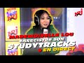 Mademoiselle lou enregistre son studytracks en direct avec michou nrj