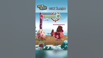 Dino bash RAMBO vs Tank cavewoman #shorts