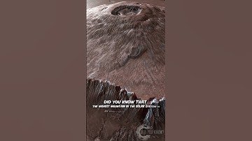 Olympus Mons: The Tallest Mountain in the Solar System! | Mars Facts | #Shorts