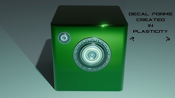 Creating Decal Forms in Plasticity to use in Decal Machine in Blender Full Tutorial