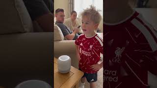 Kid Tells Alexa to Ask Bezos for Bradley Barcola to Liverpool FC