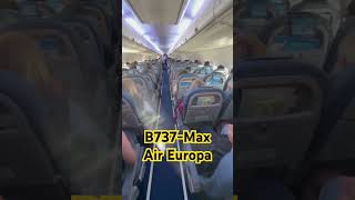 B737-Max cabine Air Europa #shorts #aviation #airplane #airport #travel #avião #aeroporto #b737max