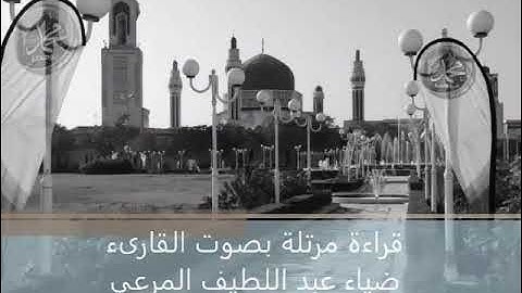 القارئ الشيخ ضياء عبداللطيف المرعي
