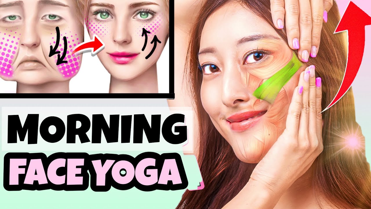 3mins Face Lifting Exercises You Must Do Every Morning☀️Laugh Lines ...