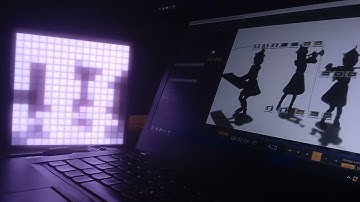 Bad Apple on my DIY 16x16 RGB LED Matrix