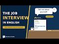 Job Interview in English | Real Business English Conversation