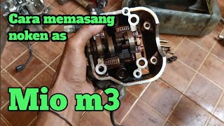 How to install the camshaft on a Mio M3 motorbike