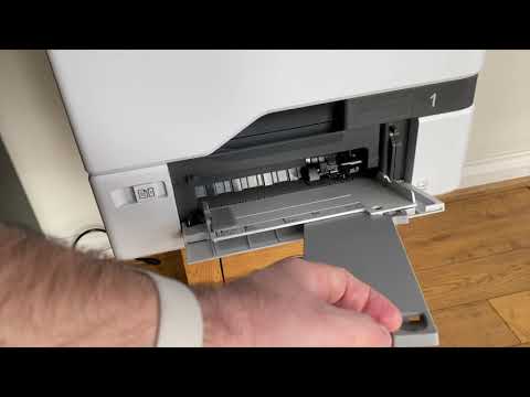 Lexmark XC4140 Tutotrial - Opening the Bypass tray