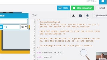 TinkerCAD Sensors and Actuators Part1   Potentiometer and Servo Motor 2020 12 07 07 11 11