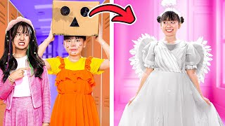 : !Nadie Ha Visto Mi Rostro Real! | De Nerd A Popular | Estudiantes Ricos Vs Estudiantes Pobres