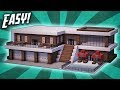 Minecraft: How To Build A Modern Mansion House Tutorial (#27)