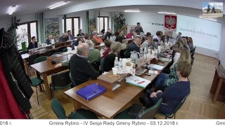 Gmina Rybno – IV Sesja Rady Gminy Rybno - 03.12.2018 r.