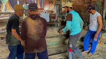 Unexpected destruction of millions of dollars AS worth of teak Logs at Sawmill
