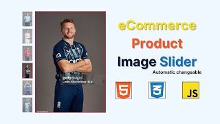 eCommerce Product Image Slider using HTML CSS and JavaScript