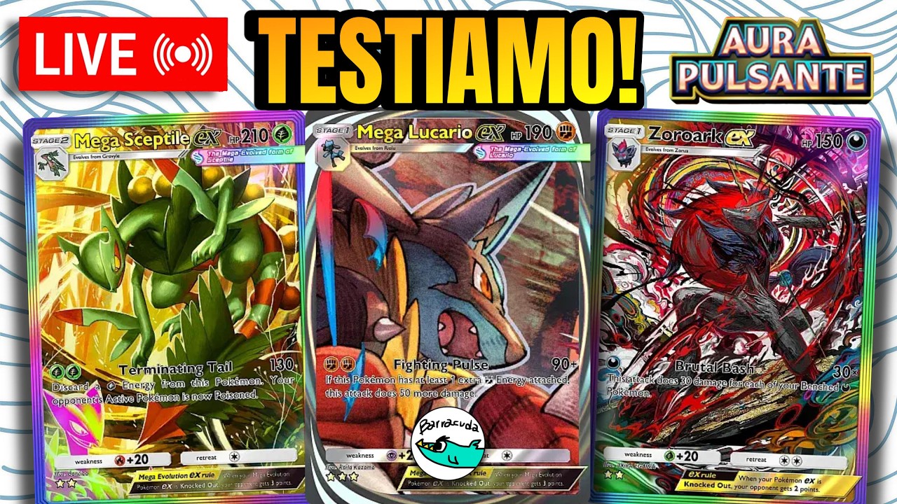 TESTIAMO I NUOVI MAZZI DEL SET AURA PULSANTE! Pokemon TCG Pocket - YouTube