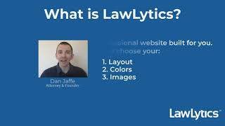 Intro To LawLytics: Law Firm Website and Legal Marketing Technology