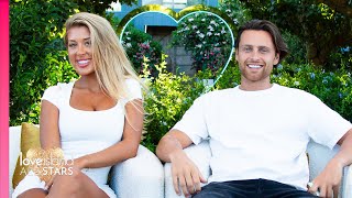 Casey and Eve leave the villa and enter the chat | Love Island All Stars