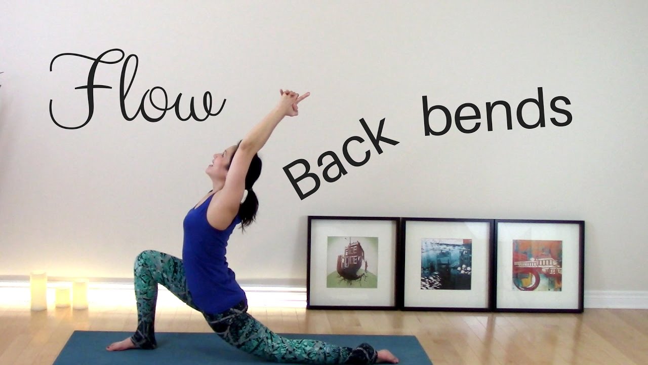 Yoga Flow - 40 minutes Full Class, Backbends - YouTube