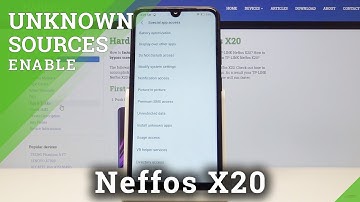 How to Allow App Installation in TP-LINK Neffos X20 - Unknown Sources