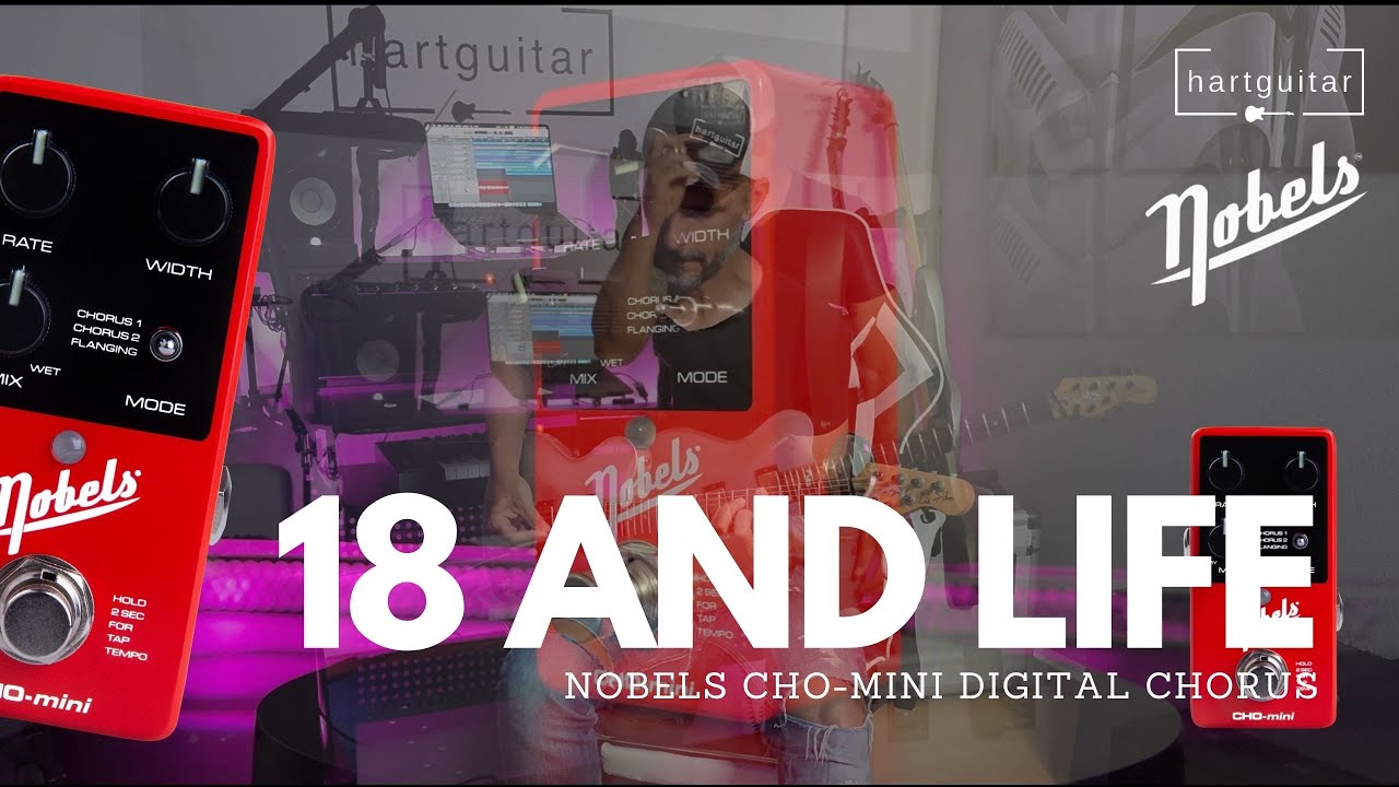 Skid Row "18 And Life" • Nobels CHO-Mini Guitar Digital Chorus Effect Pedal