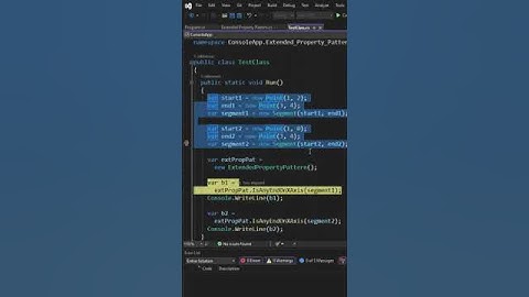 Extended property patterns in C# 10  #shorts #csharp