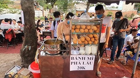 Bất Ngờ Xuất Hiện Xe Phá Lấu, Xe Gỏi Cuốn Cạnh Bánh Tráng Trộn Diva Cát Thy