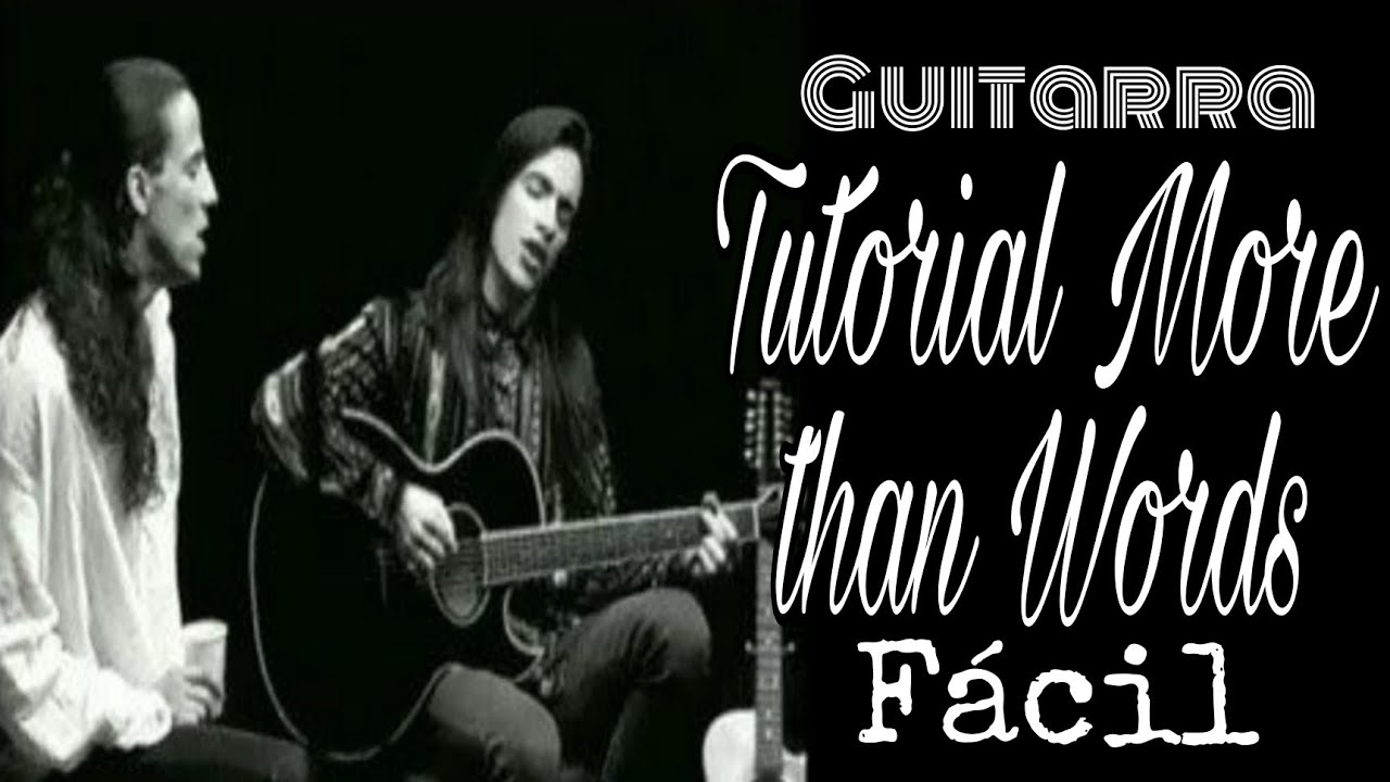 Como tocar More than Words en guitarra? Fácil - YouTube