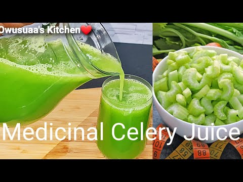 What happens in the body when you drink cucumber and celery juice in the morning on empty stomach.