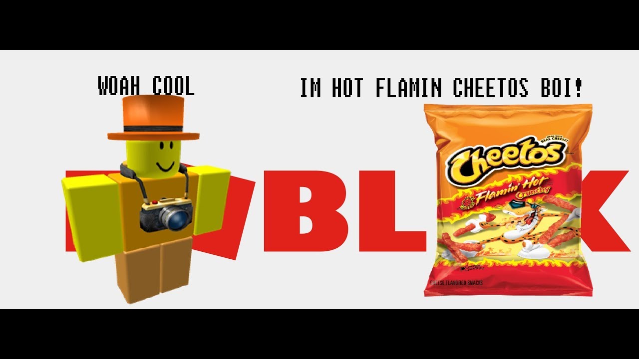 How To Become Hot Flaming Cheetos In Roblox Youtube - become a cheeto bag roblox